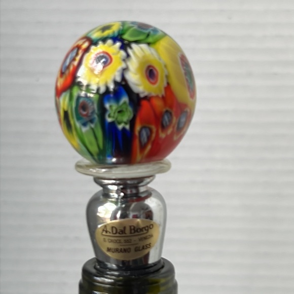 A.Dal Borgo Murano Glass Wine Stopper #453 - Picture 6 of 7